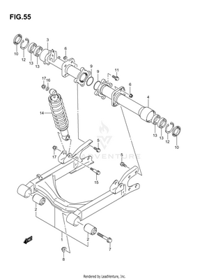 Rear Swingingarm Schematic