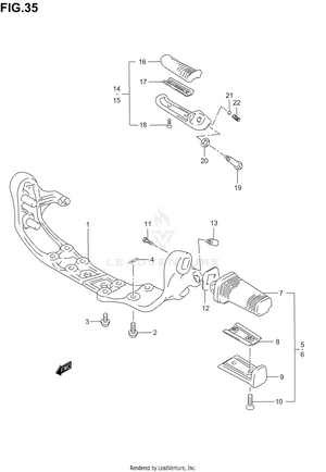 Footrest Schematic