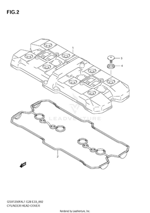 Cylinder Head Cover Schematic