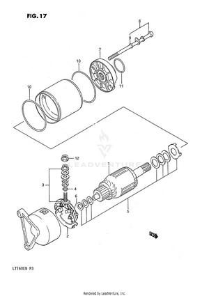 Starting Motor Schematic