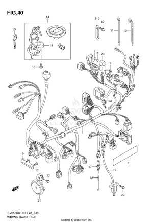 Wiring Harness (sv650ak7) Schematic