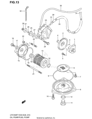 Oil Pump - Fuel Pump Schematic
