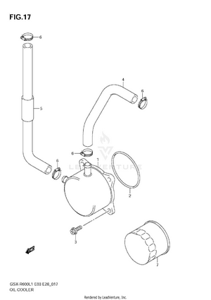 Oil Cooler Schematic