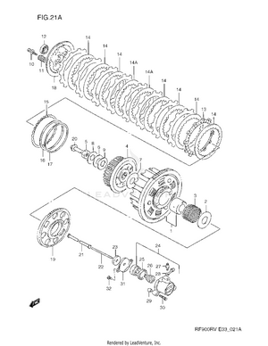Clutch (model S/t/v) Schematic