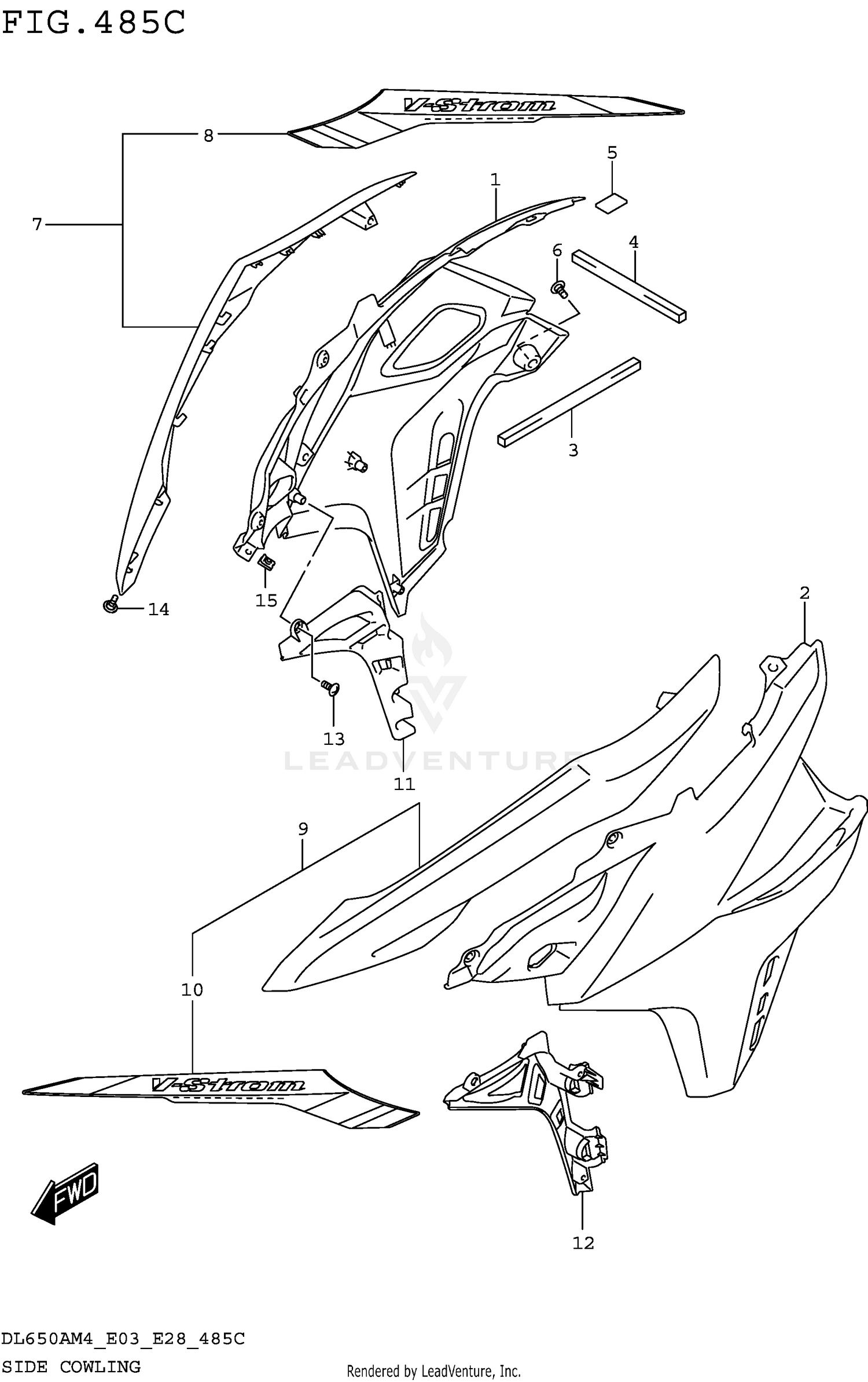 SIDE COWLING (DL650AM4 E33)