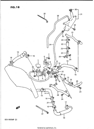 Radiator Hose Schematic