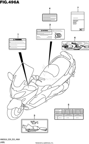 Label (an650l6 E33) Schematic
