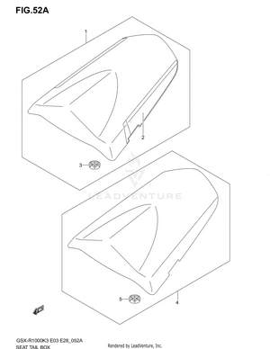 Seat Tail Box (model K4) Schematic