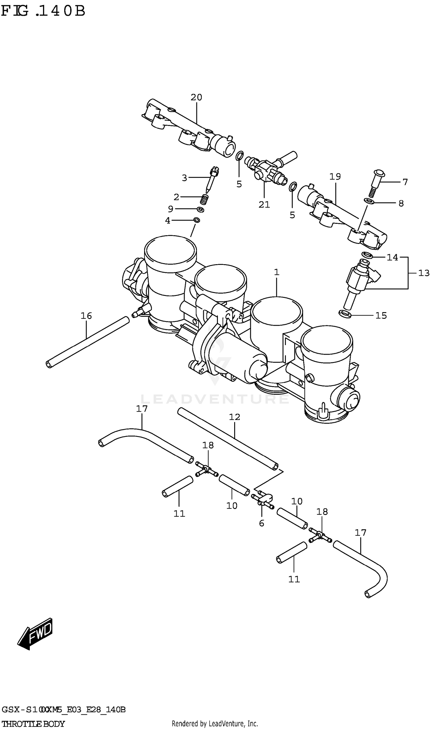 THROTTLE BODY (E03,E28)