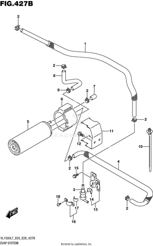 Evap System (vl1500tl7 E33) Schematic