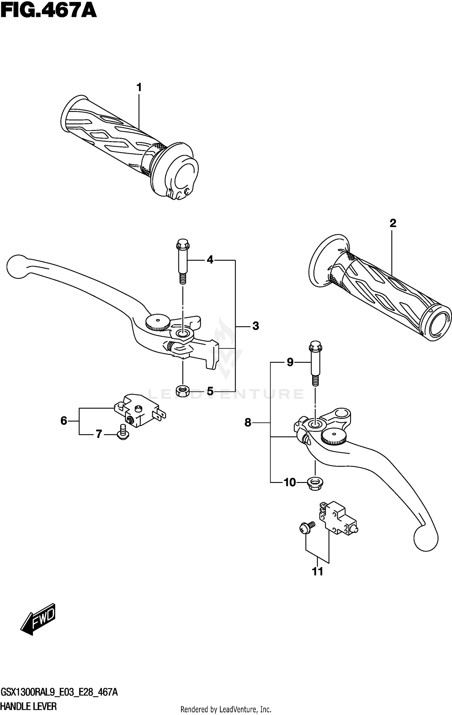HANDLE LEVER