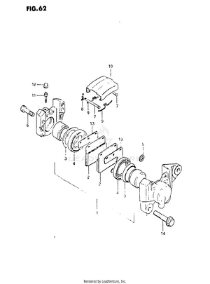 Rear Calipers Schematic