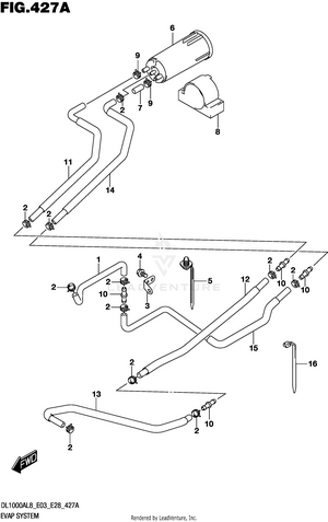 Evap System (dl1000al8 E33) Schematic