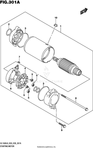 Starting Motor Schematic
