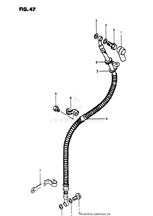 Front Brake Hose Schematic