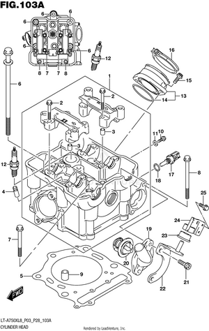 Cylinder Head Schematic