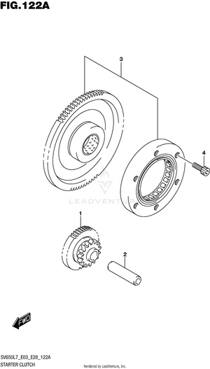 Starter Clutch Schematic