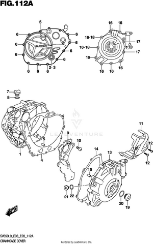 Crankcase Cover Schematic
