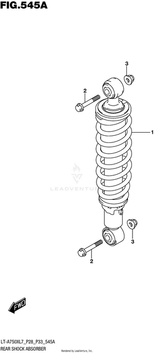 Rear Shock Absorber Schematic