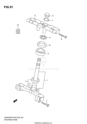 Steering Stem Schematic