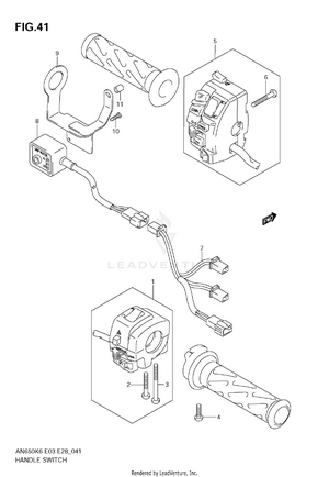Handle Switch (an650ak6/ak7/ak8/ak9) Schematic