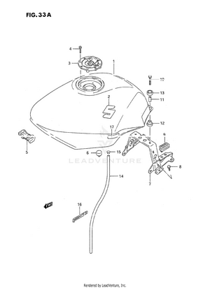 Fuel Tank (model M) Schematic
