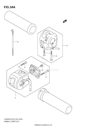 Handle Switch (model K7/k8/k9) Schematic