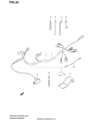 Wiring Harness (dr-z400y/k1/k2/k3/k4) Schematic