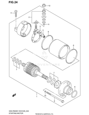 Starting Motor Schematic