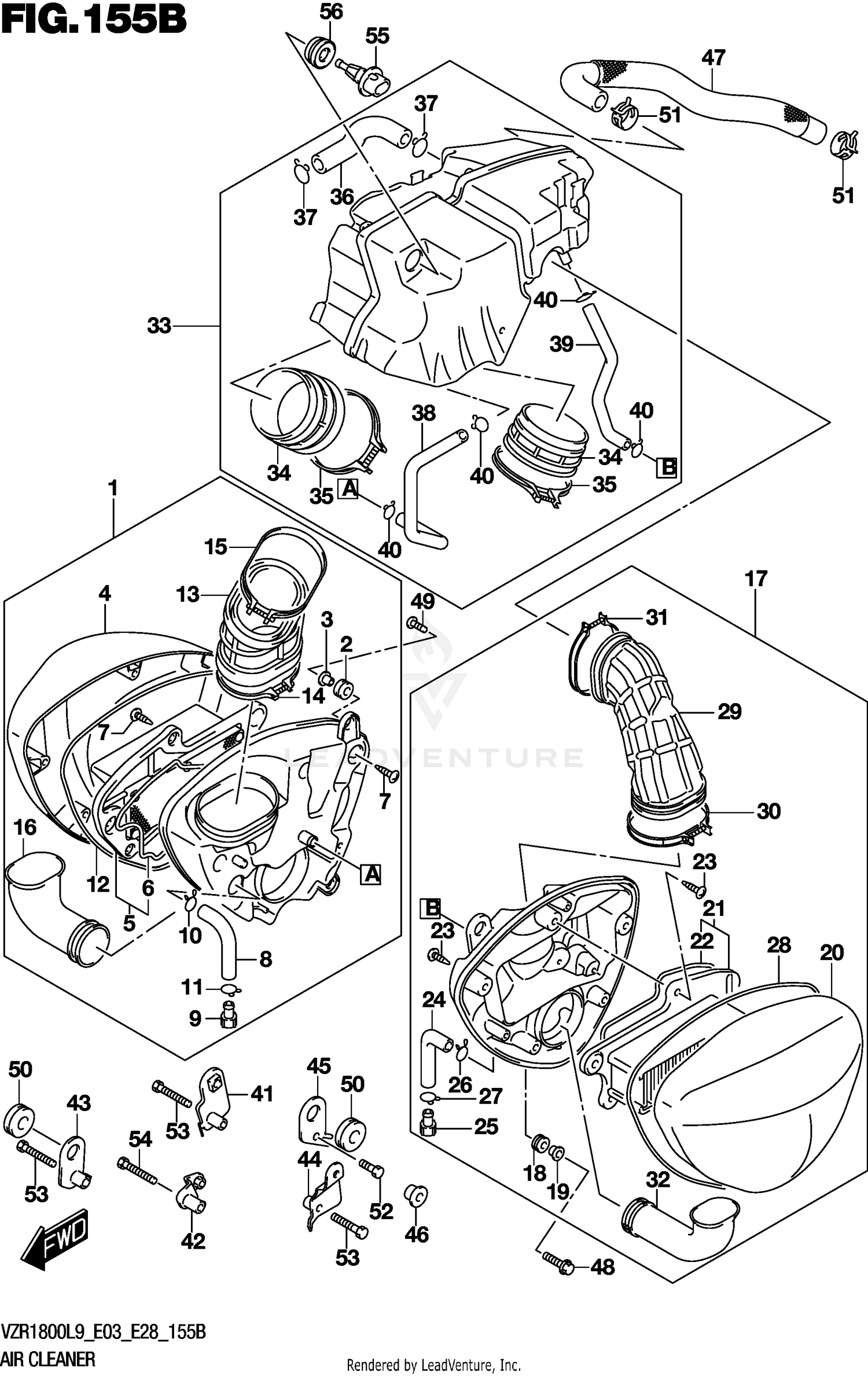 AIR CLEANER (VZR1800BZL9 E03)
