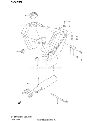 Fuel Tank (model K2) Schematic