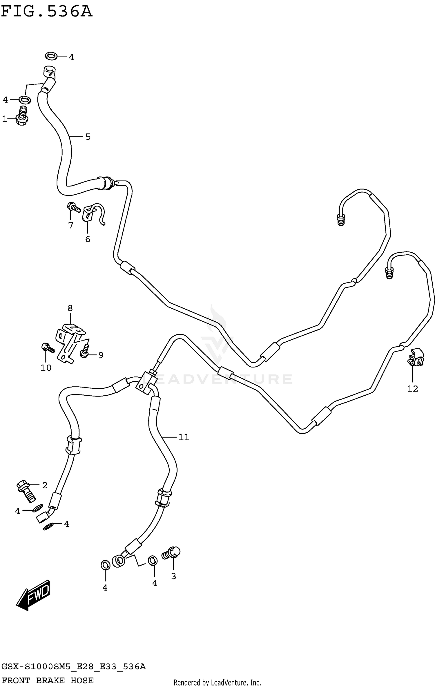 FRONT BRAKE HOSE