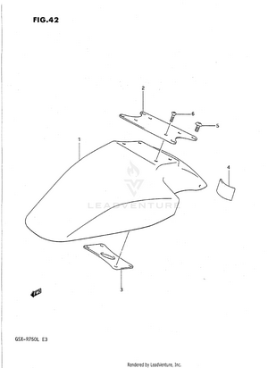 Front Fender Schematic