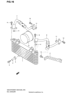 Oil Cooler Schematic