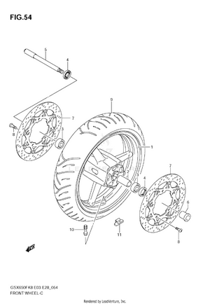 Front Wheel Schematic