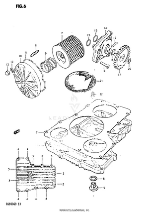 Oil Pump-oil Filter Schematic