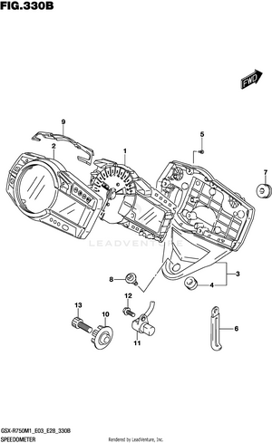 Speedometer (e03,e33) Schematic