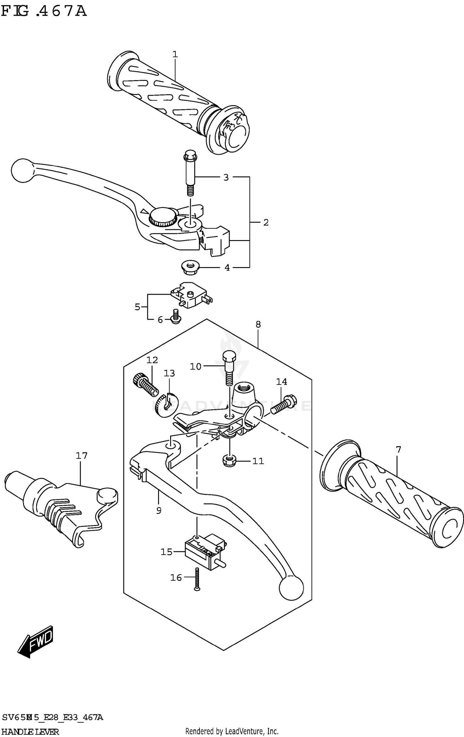 HANDLE LEVER