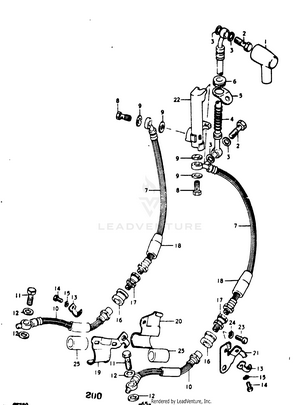 Brake Hose (gt750l Schematic