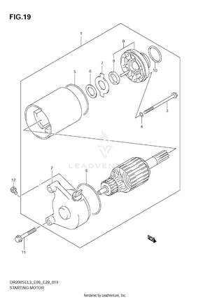 Starting Motor Schematic