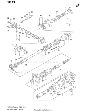 Secondary Drive (model W/x/y) Schematic