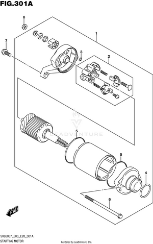Starting Motor Schematic