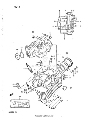 Cylinder Head Schematic