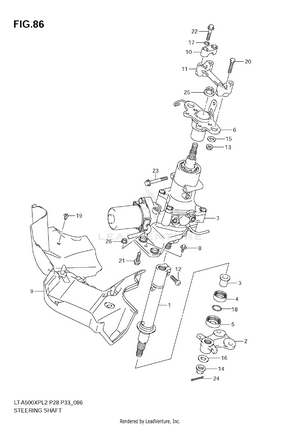 Steering Shaft Schematic