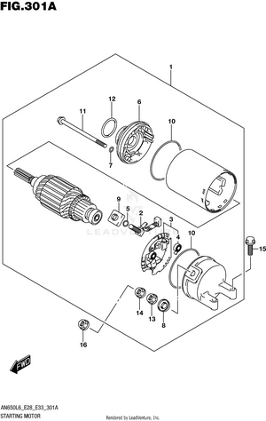 Starting Motor Schematic