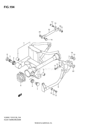 Rear Swinging Arm Schematic
