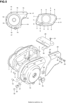 Crankcase Cover Schematic