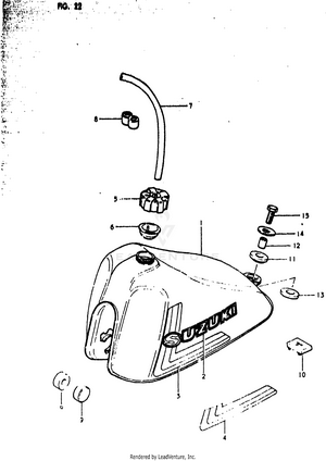 Fuel Tank (rm50n Schematic
