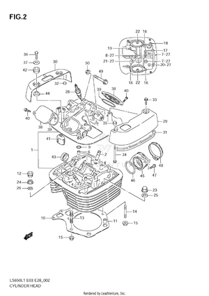 Cylinder Head Schematic