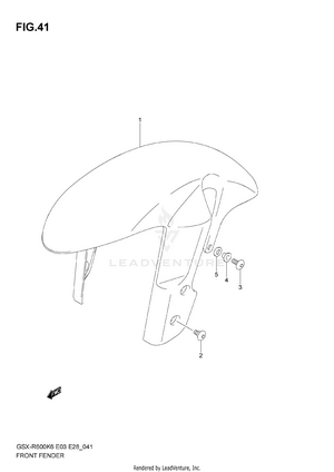 Front Fender Schematic